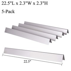 Gassaf 22.5 Inch Flavorizer Bars For Weber 7536, Grill Parts For Spiri