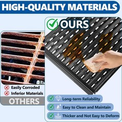 17 Inch Tru Infrared Grill Grates for Charbroil 463371116 463370719 463370919…