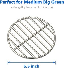 6.5″ BBQ High Heat Stainless Steel Charcoal Fire Grate Fits For Medium (6 1/2”)