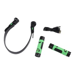USB Powered Dual Head LED Neck Reading Lamp Hanging with Adjustable Head