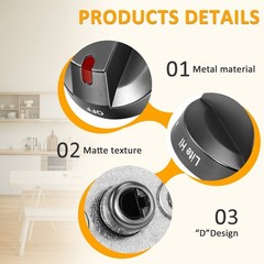 DG64-00473B Compatible for Samsung Oven Knobs Replacements NX58M6850SG NX58H5…