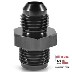 6AN male 5/8 x 18 inverted flare thread adapter aluminum straight 6AN5-8/18*1