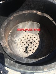 Stainless Fire Grate for Big Green Egg Firebox Medium . Coal Grate Med Egg St…