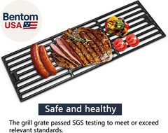Porcelain Coated Cast Iron Grill Grid Grates Replacement for Chargriller Models