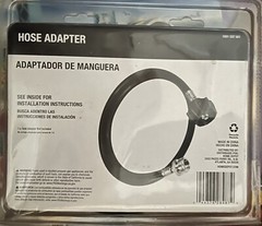 Universal 4ft. Hose with Adaptor Type 1 Tank Connection Brass Fittings A3