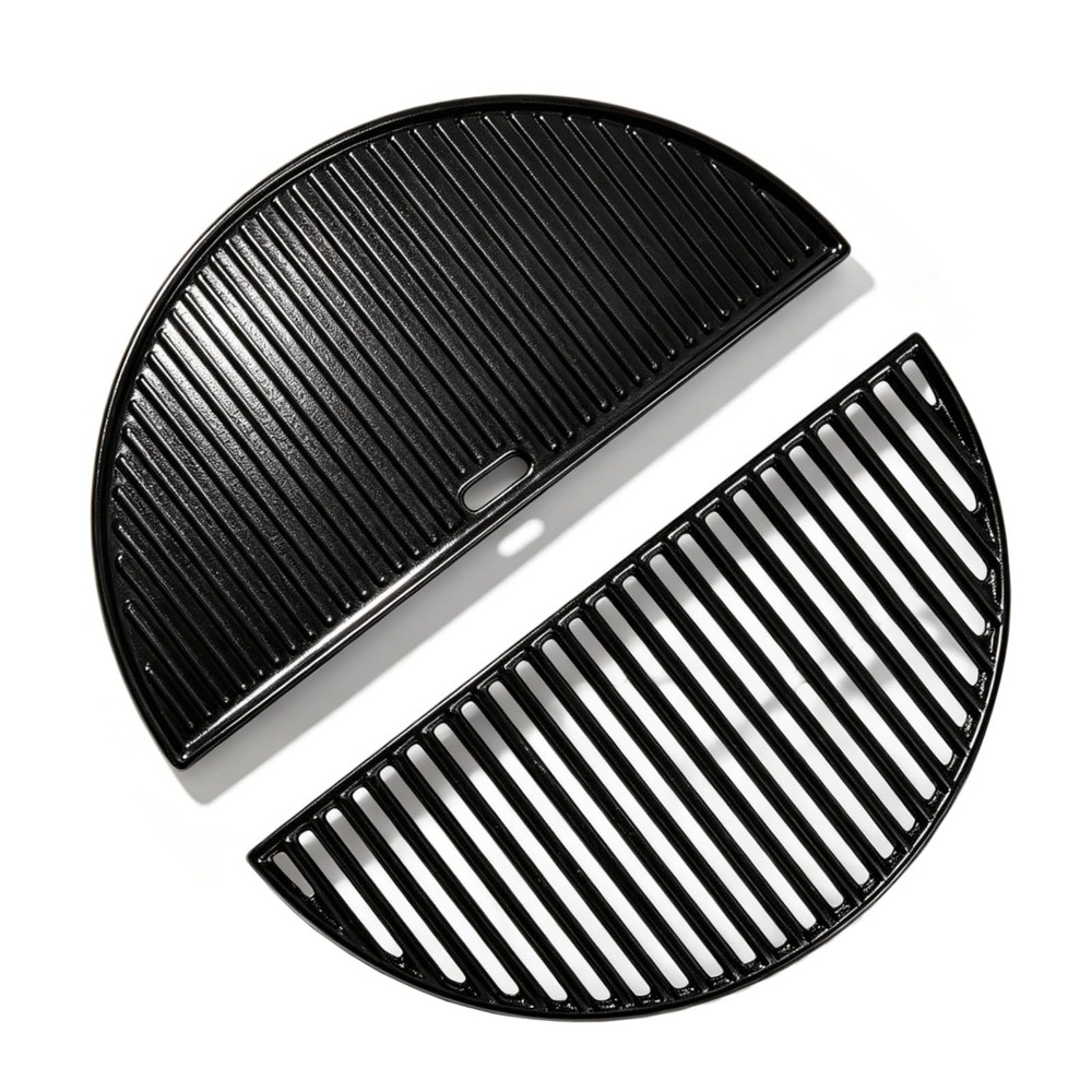 Cast Iron Grate Griddle 18″ x 9″ for Large Big Green Egg, Kamado Joe