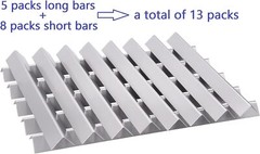 Flavorizer Bars Replacement for Weber 7538, Genesis 1000-5000, Genesis I-IV, Gen
