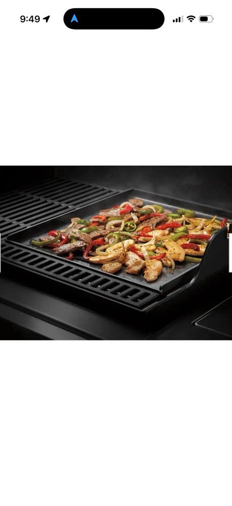 Weber Crafted Flat Top Griddle Insert Compatible w/ Grill Frame