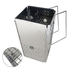 Portable For Charcoal Chimney Starter for Grills Compact Foldable Design