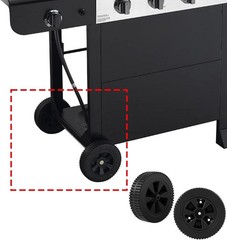 High-Quality 7-Inch Charbroil Grill Wheels – Effortless Mobility Enhancement