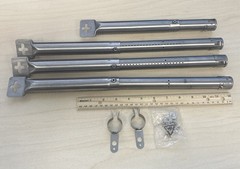 Universal Grill Tube Burner 4/pack Model: 540-0001 Fits Most Grills