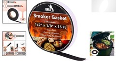 Ultimate High-Temperature Smoker Gasket – 15 Ft, 1/2″X1/8″ for BBQ Enthusiasts
