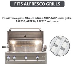 Briquette Tray Replacement for Alfresco Grill Parts – Heat Trays, Ceramic Brique