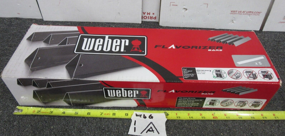 NEW Weber Grill Flavorizer Bars 17.6 Inch (44 cm) – Fits Genesis 300 Series
