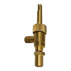 BBQ Gas Valve with Axial Control 65mbar 1/8-27 NPT Inlet for Kitchen Appliances