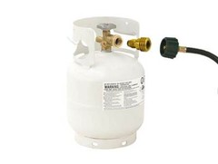 Universal Fit Propane Tank Adapter Converts LP Tank POL to QCC1 (Type 1) Outlet
