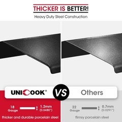 Unicook 4 Pack Porcelain Grill Heat Plate 14.56 L Gas Grill Replacement Parts