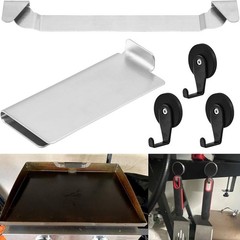 5188 Stainless Steel Rear Grease Door Kit for Flat Top Fryers and Grills