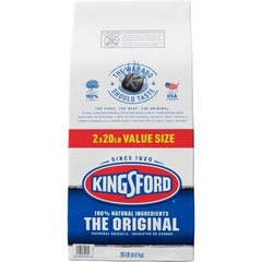 Kingsford Original Charcoal Briquets – 20 Pound bag, 2 count