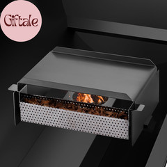 Heavy Duty Steel Heat Baffle Diffuser, Heat Deflector with Smoker Box, Heat Diff