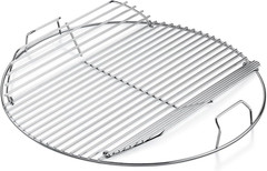 Hinged Cooking Grate for 22” Charcoal Grill, round Charcoal Grate for Weber 7436