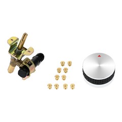 Gas Burner Control Valve with LP Gas Orifice Nozzles Conversion Kit for 780&864