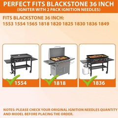 BBQ Future Grill Igniter Kit for Blackstone 36 Inch Griddle, Electronic Battery