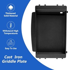 Weber 7658 Cast Iron Griddle Replacement for Spirit and Spirit II Grills