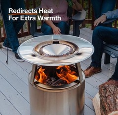 NEW Solo Stove Bonfire Heat Deflector – Enhance Warmth and Comfort for Fire Pit