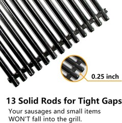 17.4in Porcelain Steel Grill Grates for Genesis Spirit Gas Grills 3PCS