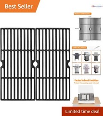 Cast Iron Grill Grates Replacement for Charbroil Infrared 2-4 Burner Grills