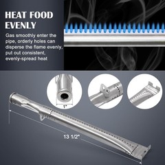 Grill Parts for Dyna Glo DGF350CSP DGF350CSP-D 2 Burner Grill Models Grates Burn