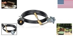 Easy-Install 5 FT Propane Hose and Regulator – For Blackstone 17” & 22” Griddles