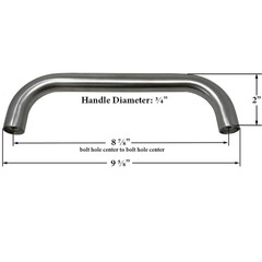 Char-Broil, 9-5/8″ Handle for Signature 4-Burner Gas Grills: G517-0011-W4