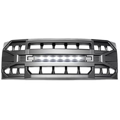 Front Grill Replacement for F150 2009-2014 – Matte Black – Matte Black