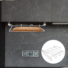 Housoutil Hanging Cutting Board Stand, Stainless Steel Chopping Board Rack, O…