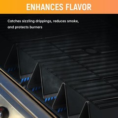 Flavorizer Bars & Burner Tubes for Weber Spirit 300 Series – 15.3″ Heat Plates