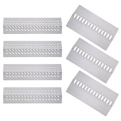 Grill Heat Shield Plates Replacement for 4 Burner BBQ Gas Grills, Fits Cal Flame