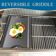 CA124B (1-Pack) 17.48×12.48 inches Cast Iron Griddle for Broil King Baron 320…