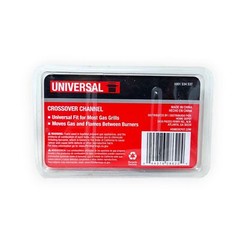 Universal Brand Versatile Adjustable Crossover Channel for Various Gas Grills,