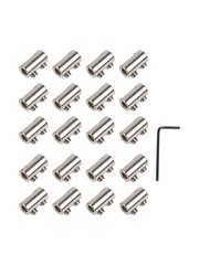 Stainless Steel Wire Rope Clips 20pcs Set for Reliable Cable Management
