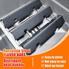 7635 Flavorizer Bars & 69785 Grill Burner Tube for Weber GS4 Spirit II 200 E-210