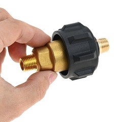 QCC1 Male and POL Female Connector 1/4″ Fitting for 20lb or 30lb Refillable Tank