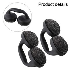 Non Slip Handle Grill Brush Set for Easy Cleaning of BBQ Grates 2 Brushes