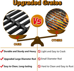 DGF493BNP Grill Grates Replacement Parts for Dyna Glo Grill Parts DGH474CRP DGF4