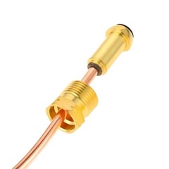Automatic Changeover Regulator Pigtail POL X 1/4 Inverted Flare 1/4Inch Tubing