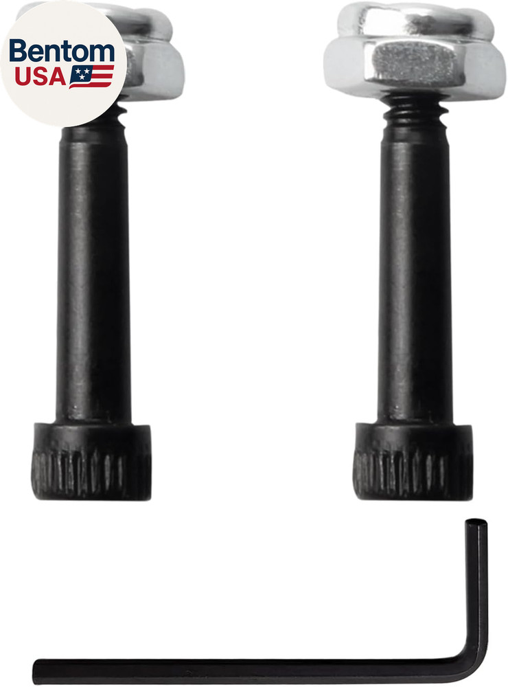 2 Set Replacement 74072 Auger Motor Shaft Nut & Bolt, Fit for Traeger, Pit Boss,