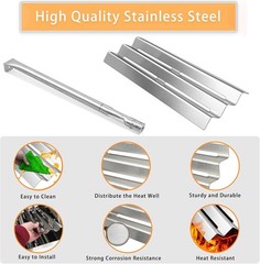 Stainless Steel Grill Replacement Parts for Napoleon Models – Pack of 8