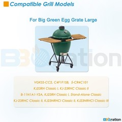 18 3/16″ Cooking Grate for Big Green Egg Large CIF999A Matte Cast Iron Grid G…