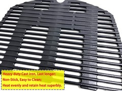 DC142 7646 7584 Cooking Grates for Weber Q300 Q320 Q3000 Q3200 Series, 570600…